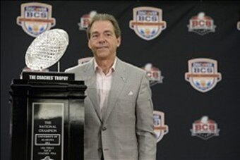 The BCS title is Saban's to lose.