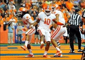Boyd (center) and the Clemson offense are ready for Alabama.