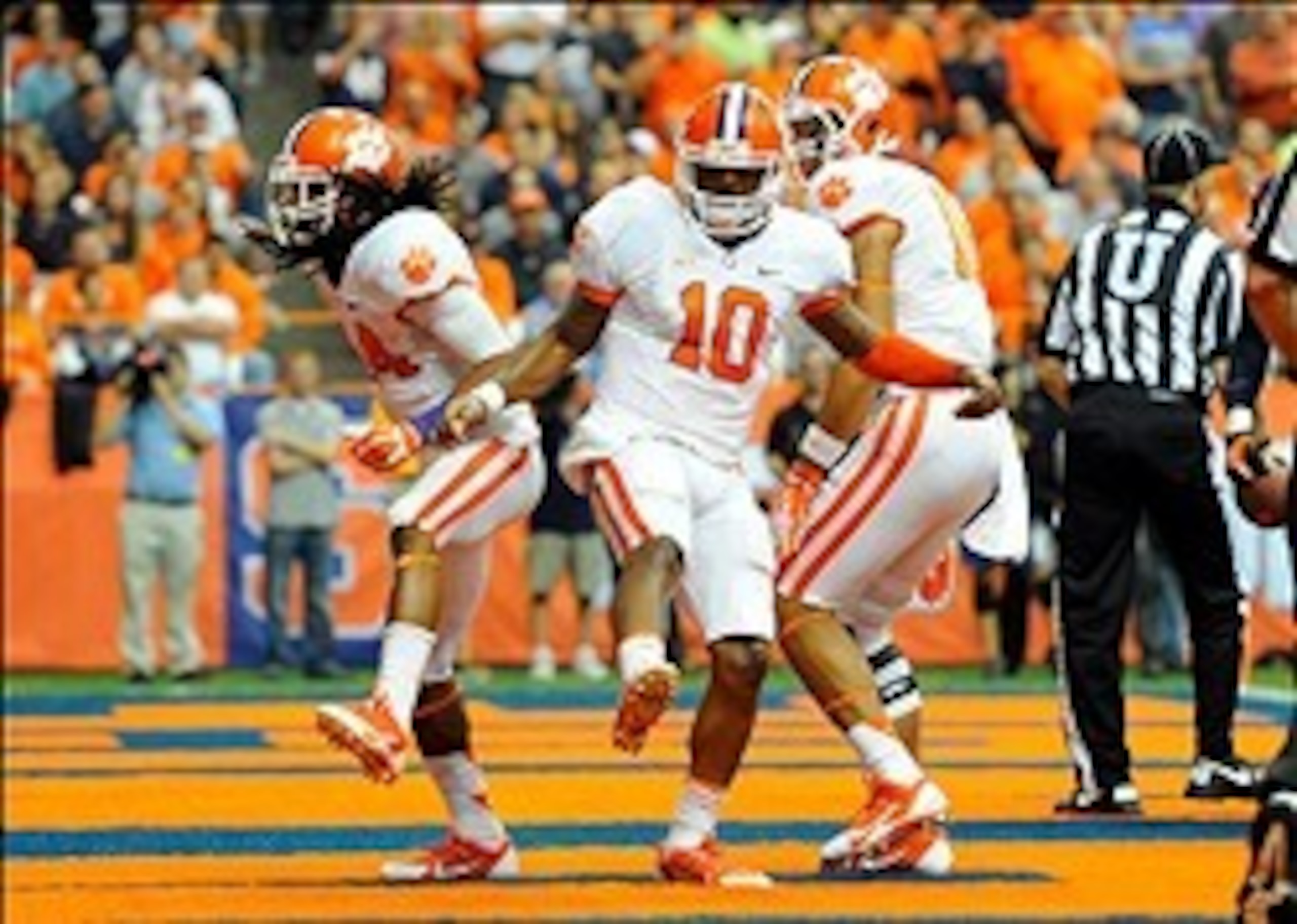 Boyd (center) and the Clemson offense are ready for Alabama.
