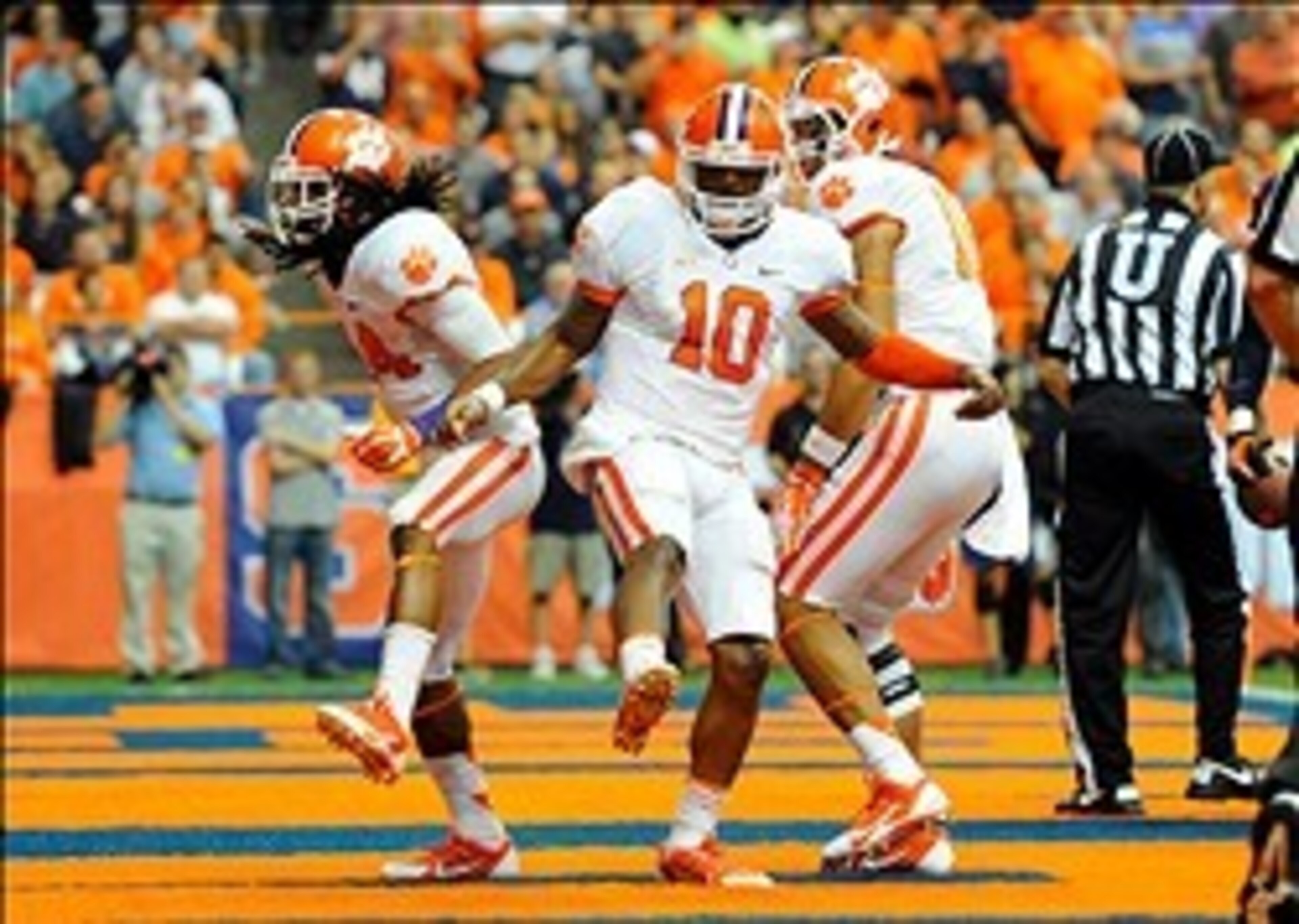 Boyd (center) and the Clemson offense are ready for Alabama.