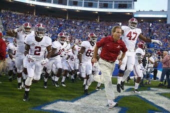 Nick Saban and the Alabama Crimson Tide put together a dominant effort in a 48-7 win over Kentucky