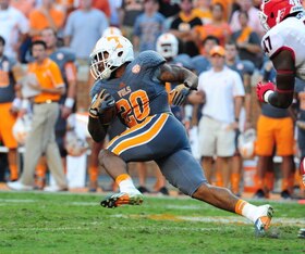 Senior Rajion Neal has been the Vols' top rusher this season.