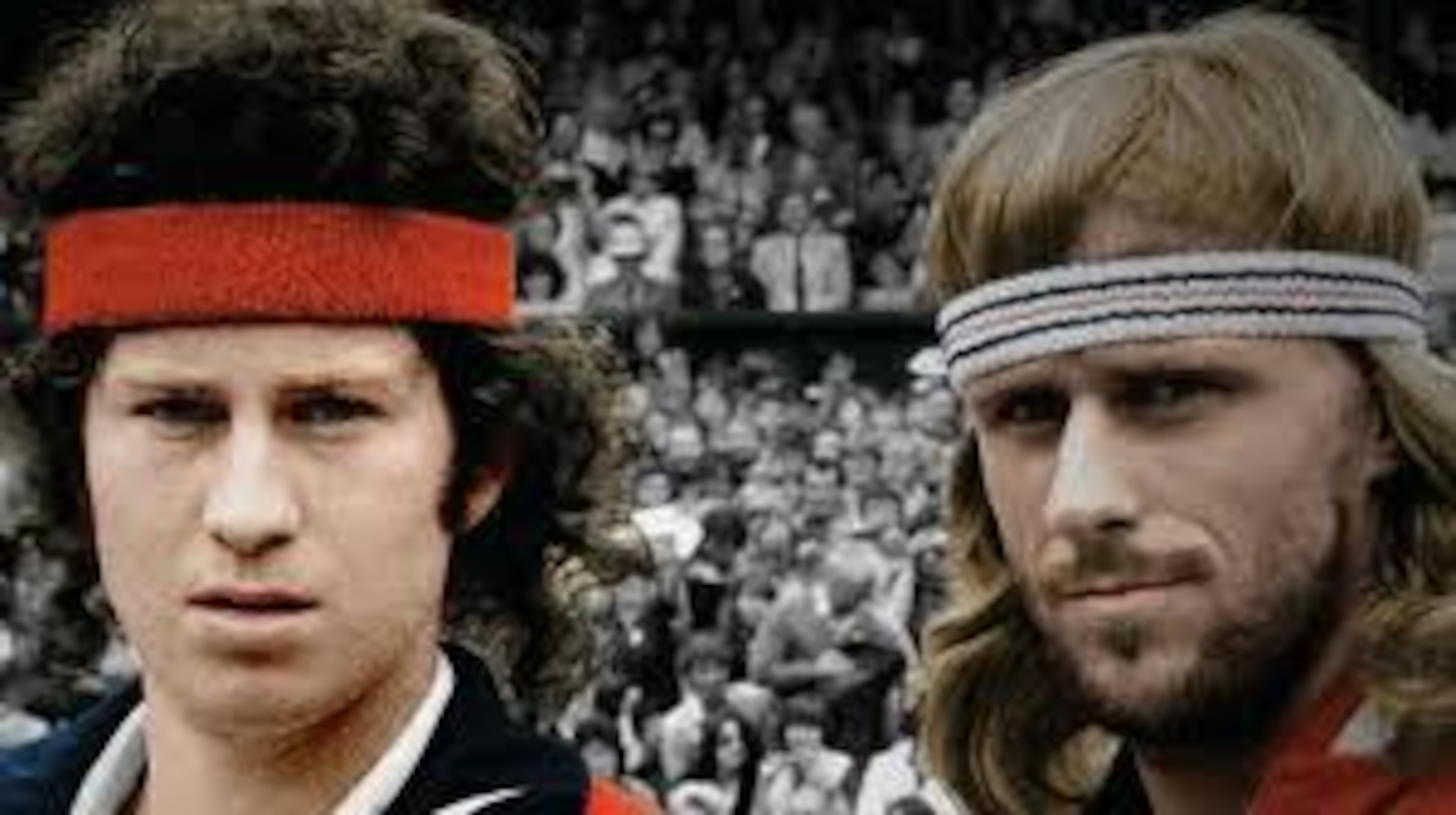 John McEnroe and Bjorn Borg battled for winning streaks. Photo courtesy HBO.com John McEnroe and Bjorn Borg battled for winning streaks. Photo courtesy HBO.com