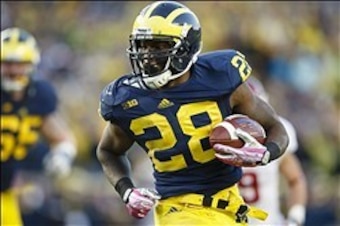 Fitz Toussaint was all over the place with 151 yards Saturday.