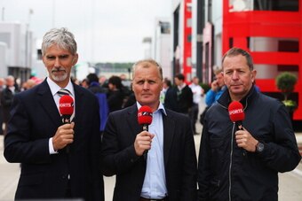 The Sky Sports team of former F1 drivers