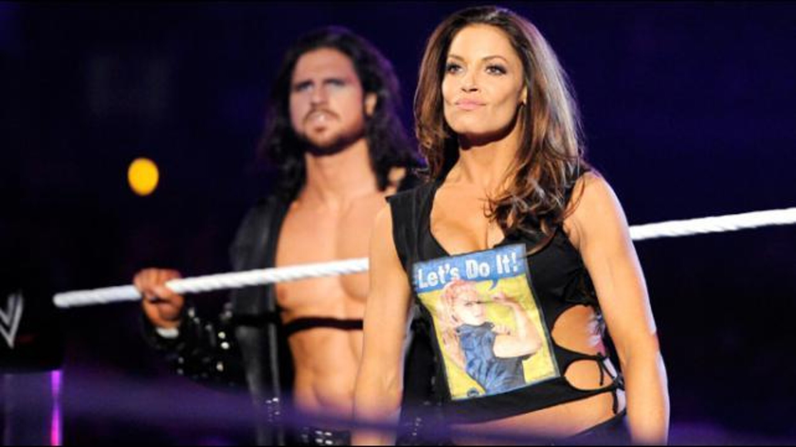 Trish at WrestleMania (from WWE.com)