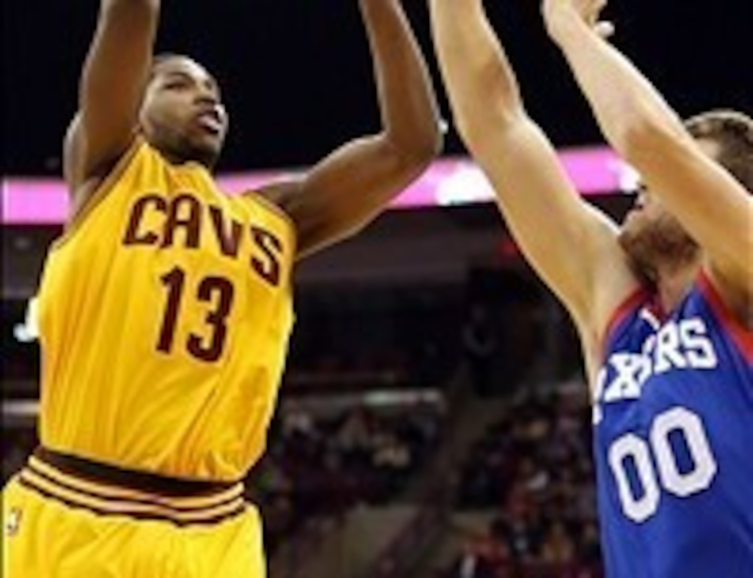 Spencer Hawes is Philadelphia's only shot-blocker. Spencer Hawes is Philadelphia's only shot-blocker.