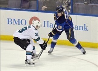 Logan Couture works just as hard in his own end as he does on offense.