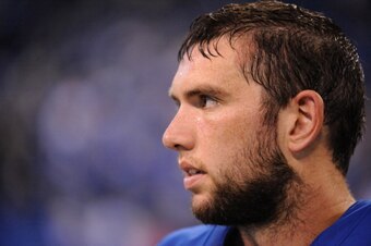 INDIANAPOLIS, IN - OCTOBER 06: Andrew Luck