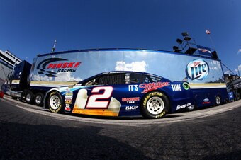 Brad Keselowski rolled to a career-best fourth-place finish at Martinsville.