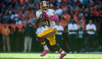Robert Griffin III is not progressing as a passer.