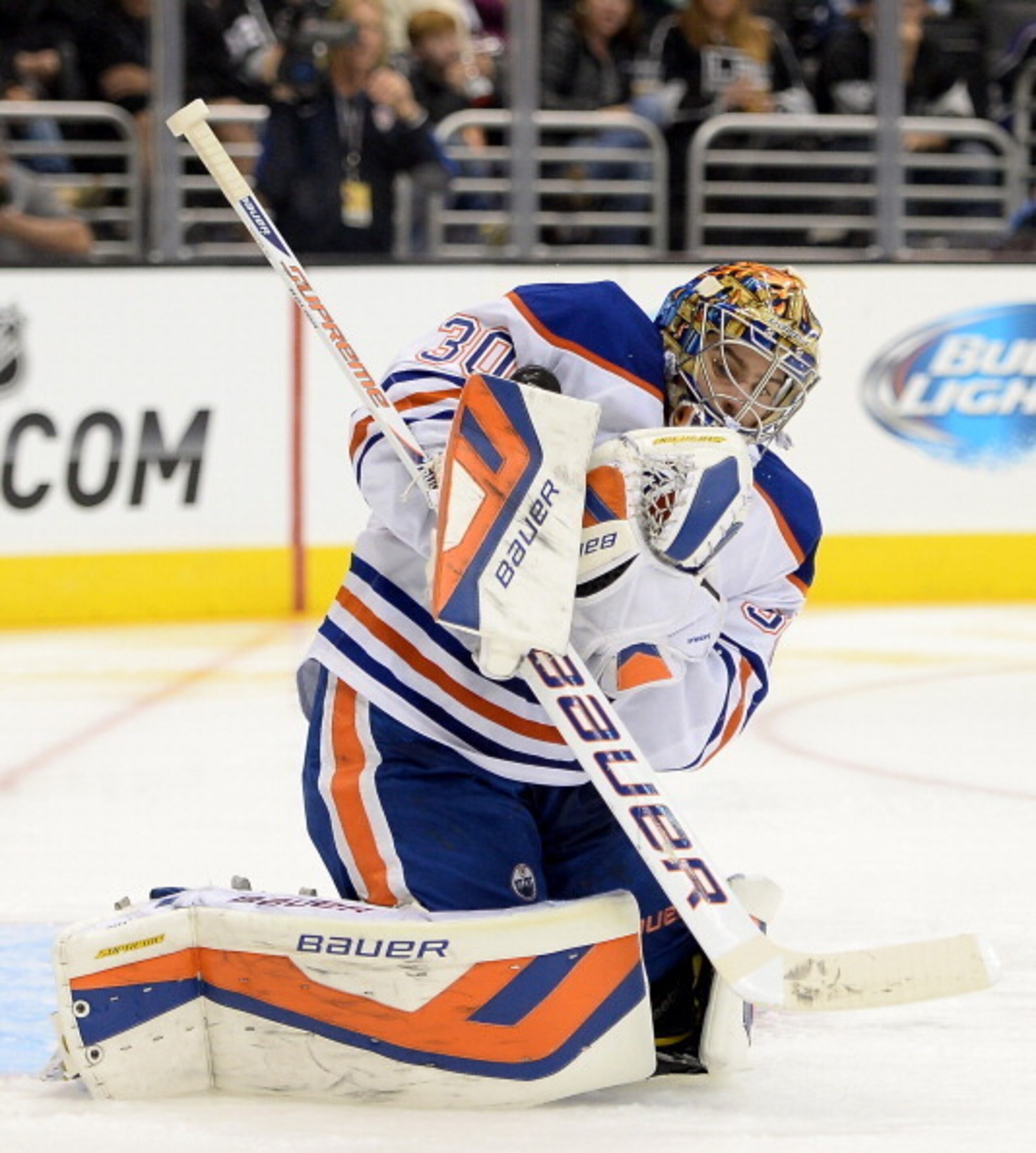 Based on one performance alone, Richard Bachman deserves to continue to show if he's the answer in net for the Oilers this season.