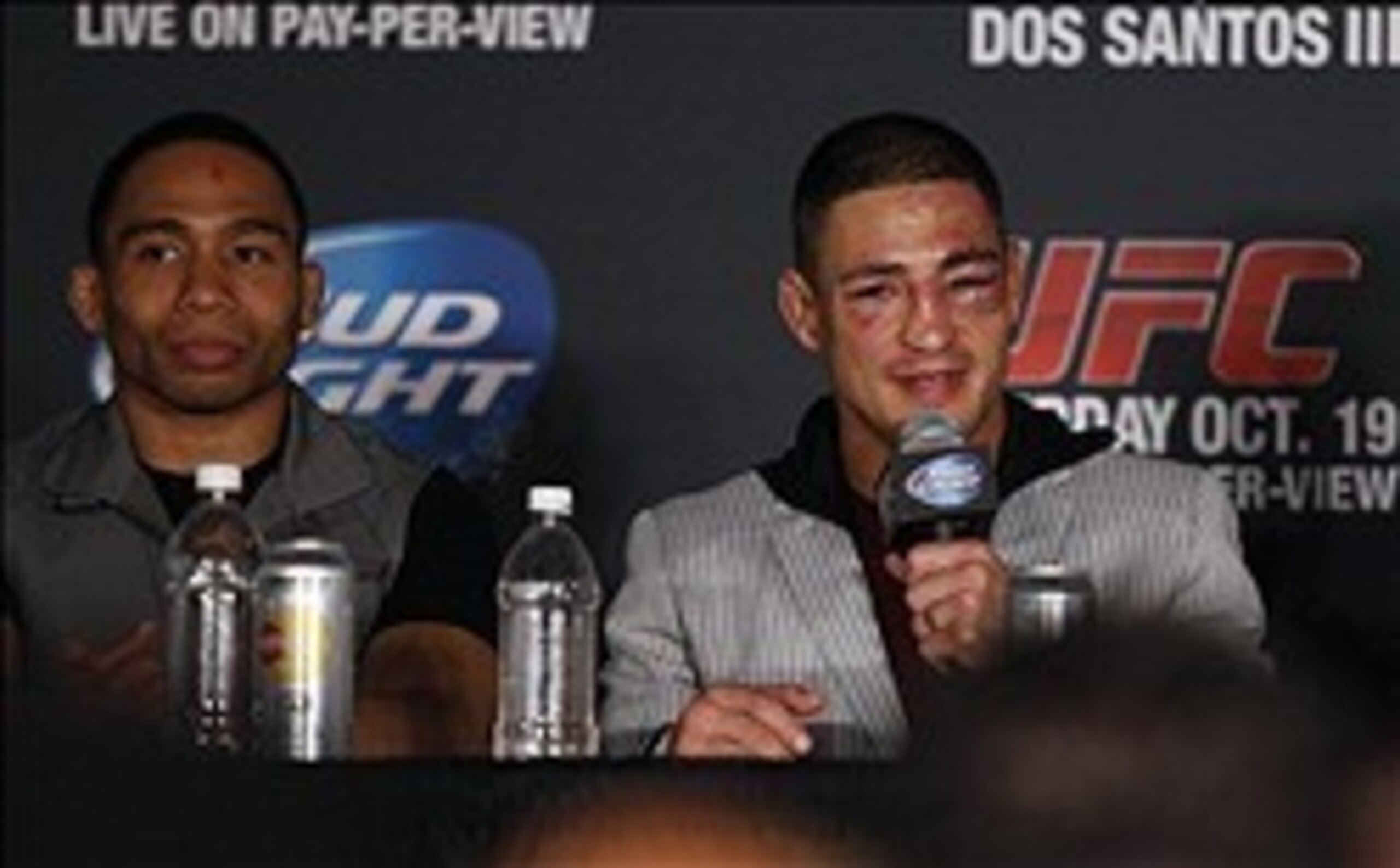 Diego Sanchez is on the right. Diego Sanchez is on the right.