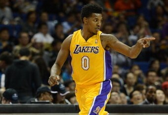 Nick Young of the LA Lakers
