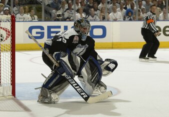 Nikolai Khabibulin may not have been with the Lightning for long, but he is the all-time best to have ever suited up between the pipes.