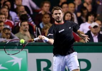 Stanislas Wawrinka at Paris Open