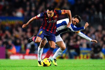 Xavi Hernandez found it difficult to work his magic Friday night.