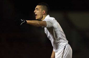 Nabil Bentaleb playing for Tottenham U19