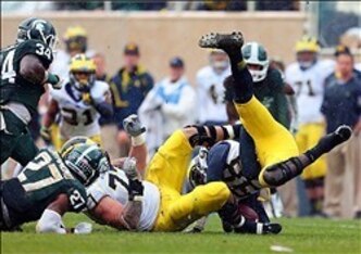 A mangled mess. Or Michigan's attempt at scoring. Whichever you prefer.