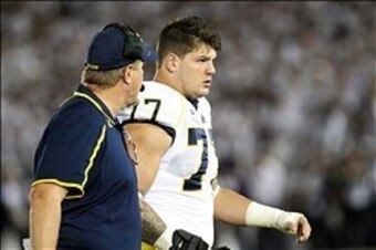 Taylor Lewan needed to cool down in the first half. He almost got tossed (warned twice).