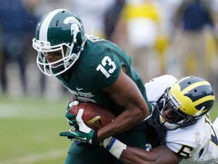 Raymon Taylor had Michigan's lone pick.