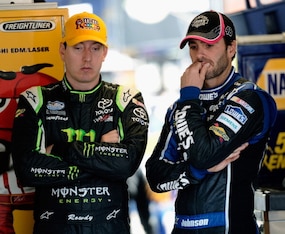 Kyle Busch and Jimmie Johnson both run well in Phoenix.