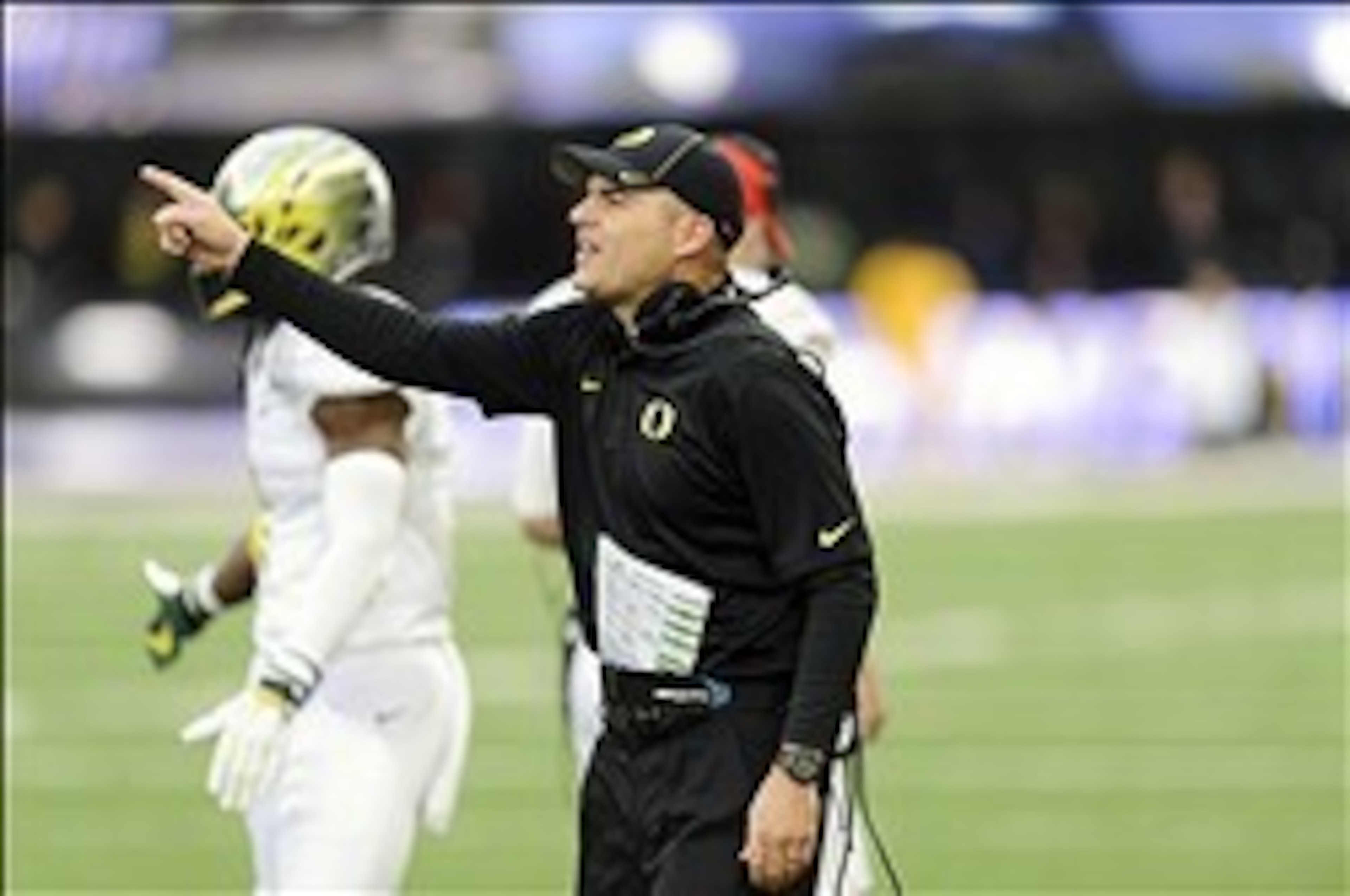 Head coach Mark Helfrich
