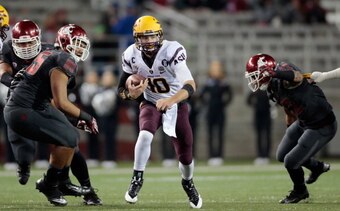 Kelly (center) has been the driving force for the Sun Devils' attack this year.