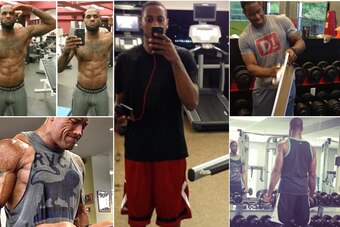 Instagram: mchalmers15, dwyanewade, kingjames, therock, earlbbennett