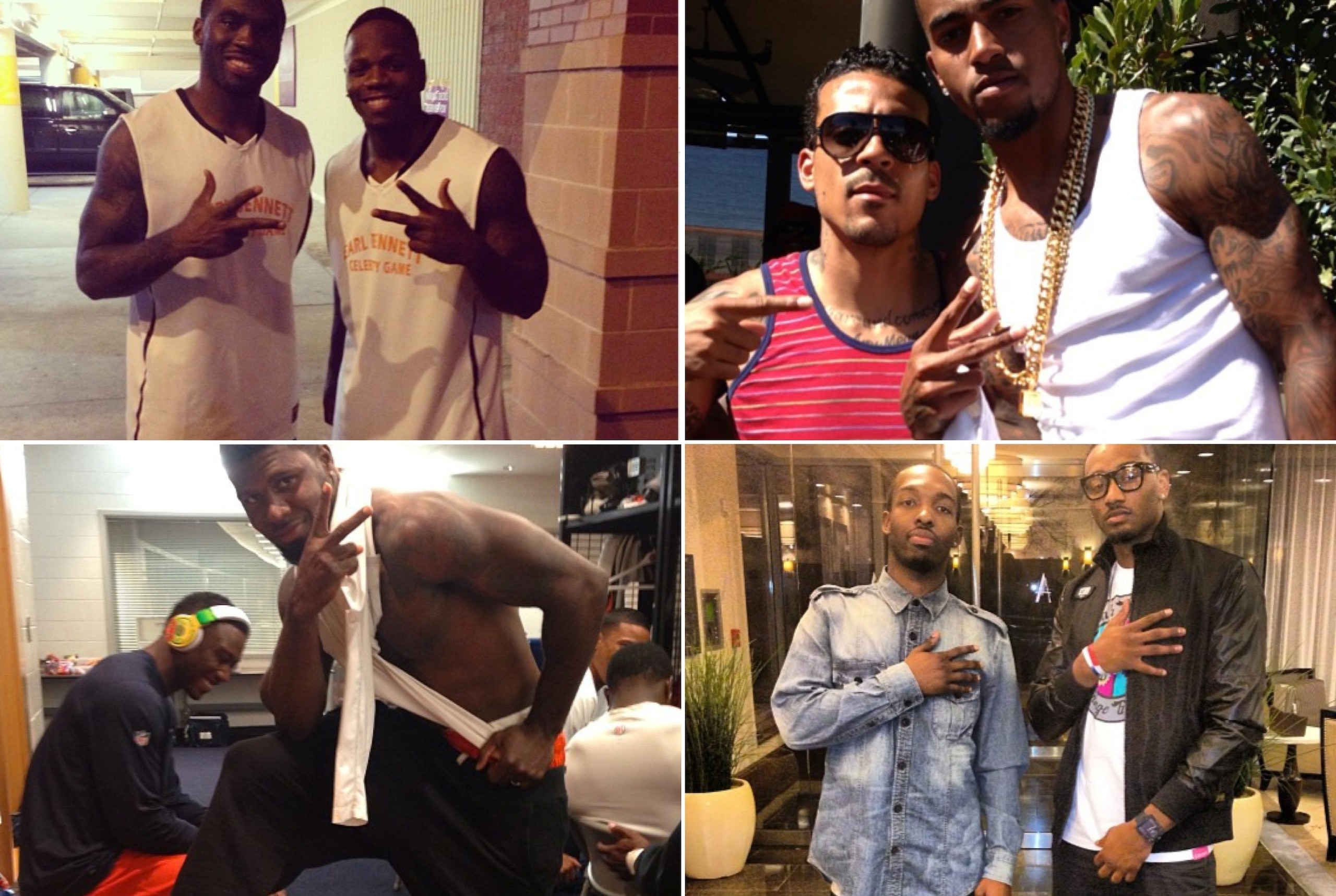 Instagram: matt_barnes9, earlbbennett, john_wall