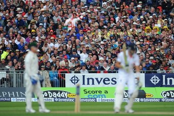 Fan power: another packed stadium during last summer's Ashes series in England