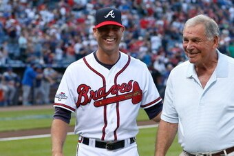 Tim Hudson felt well enough to walk around during the NLDS. How close is he to pitching again?