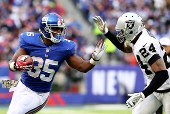 RB Andre Brown had a career performance in his first game back.