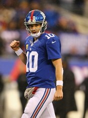 QB Eli Manning got win No. 3 on Sunday.