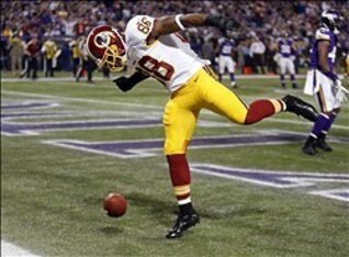 Pierre Garcon dominated against the Vikings.