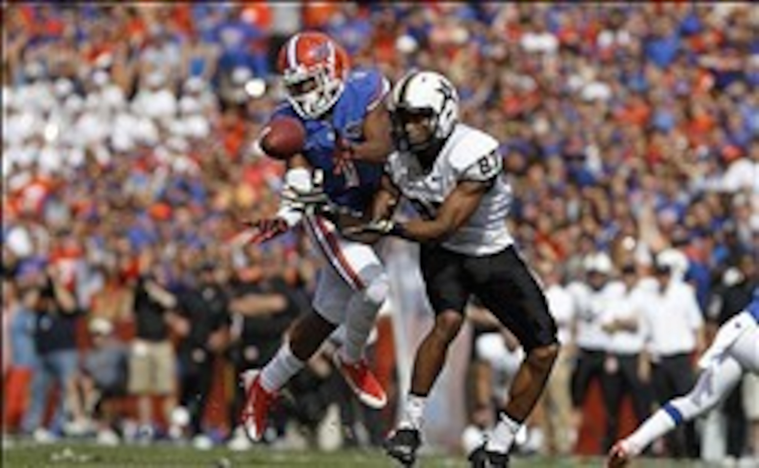 Freshman defensive back Vernon Hargreaves leads the Gators with nine pass breakups and three interceptons.