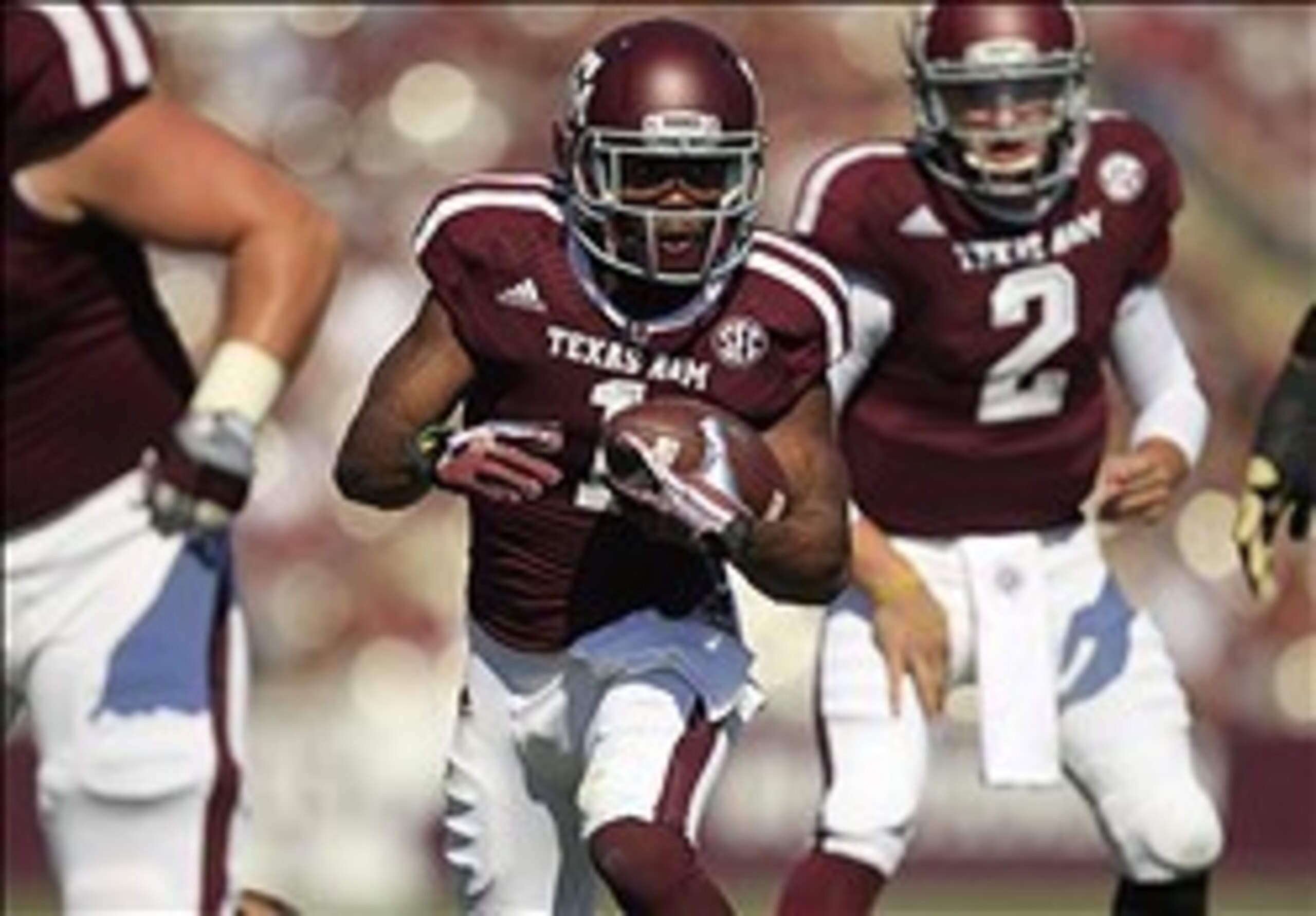 Texas A&M running back Ben Malena