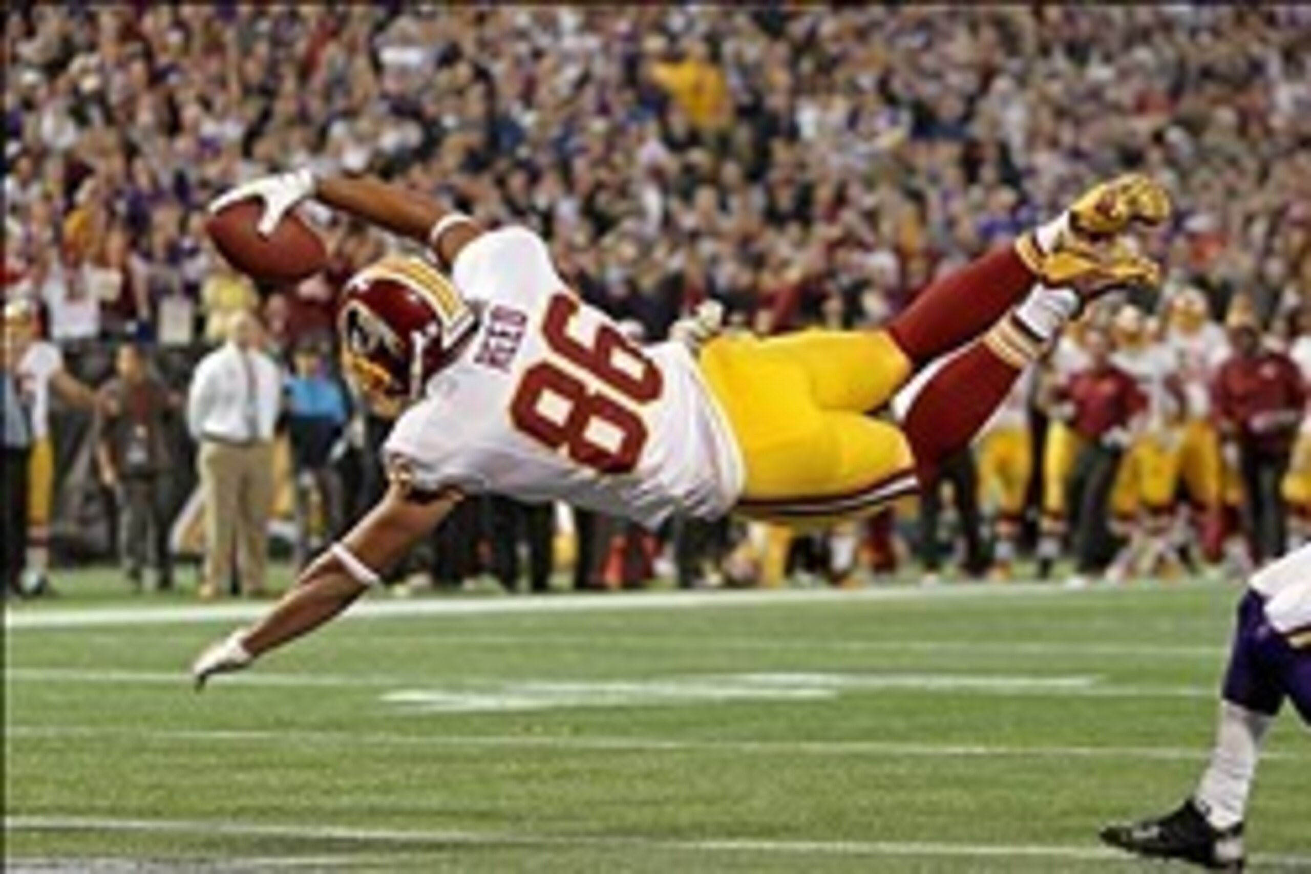 Washington Redskins tight end Jordan Reed made a leap up the Rookie Power Rankings this week.