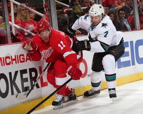 Brad Stuart represents San Jose's best physical presence on defense.