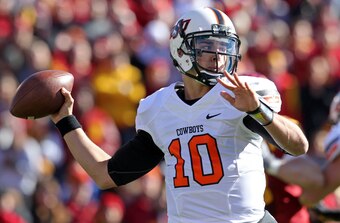 Oklahoma State senior quarterback Clint Chelf.