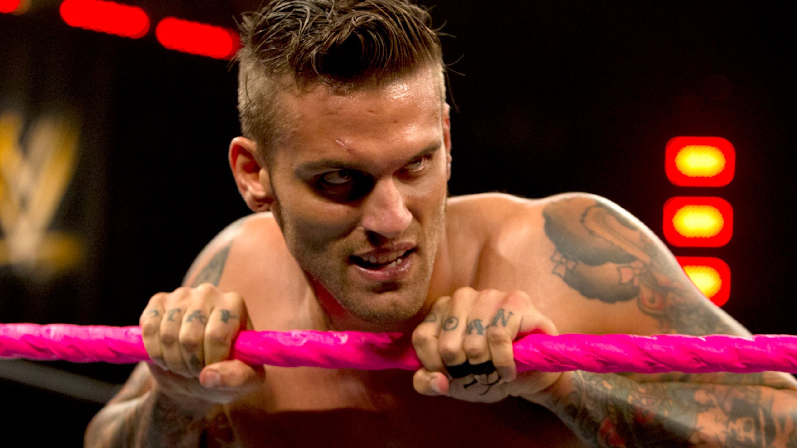 Corey Graves eyes his prey.