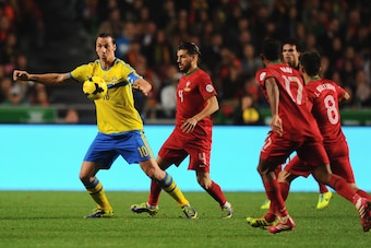 Zlatan Ibrahimovic carries the weight of a nation on his shoulders.