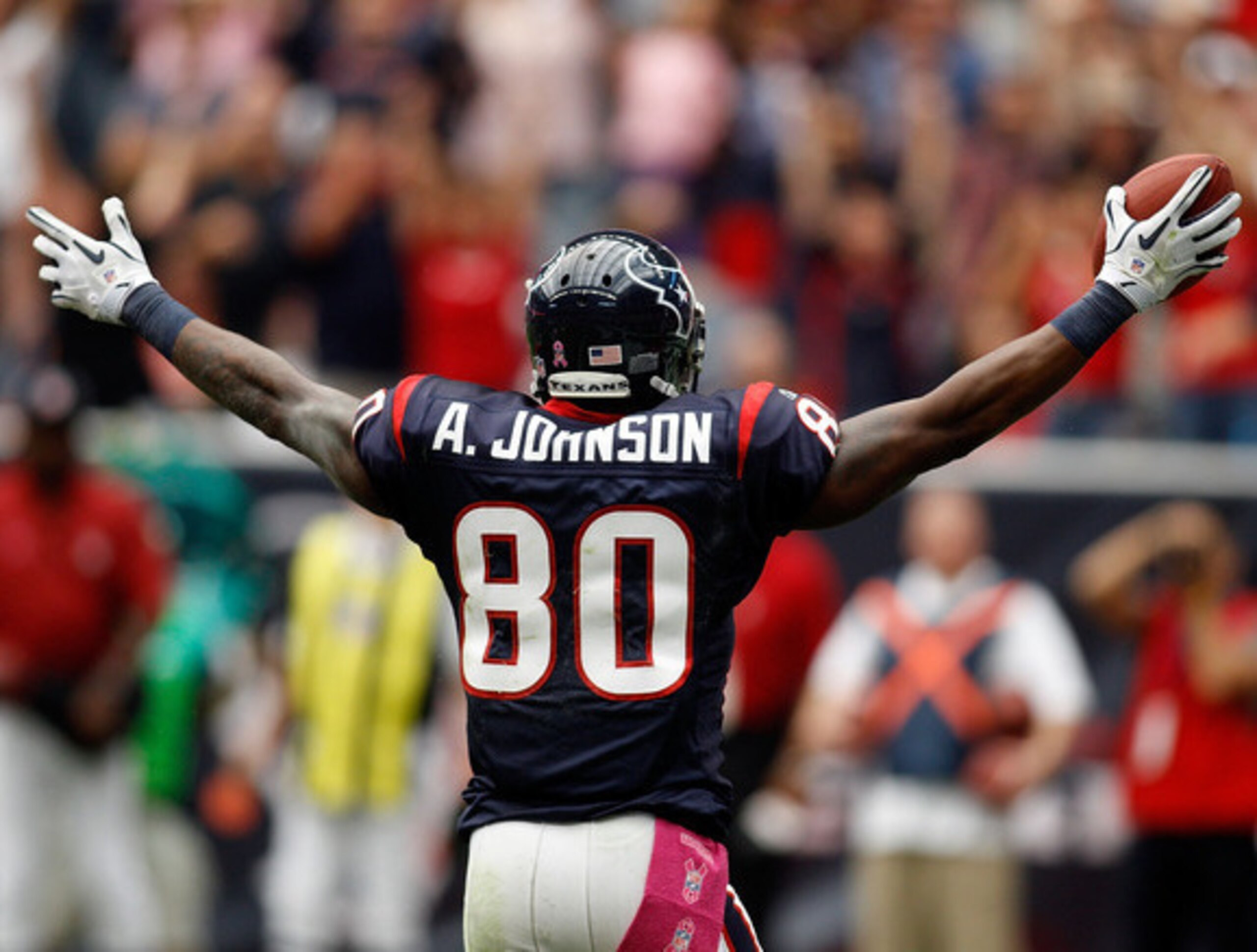 Andre Johnson and the Texans look for just their third win of the season.