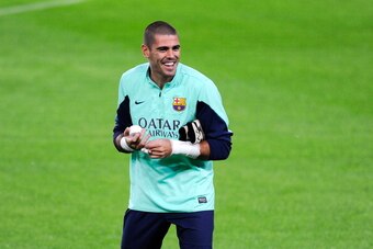 Barcelona fans are only just beginning to appreciate Victor Valdes' value to the team