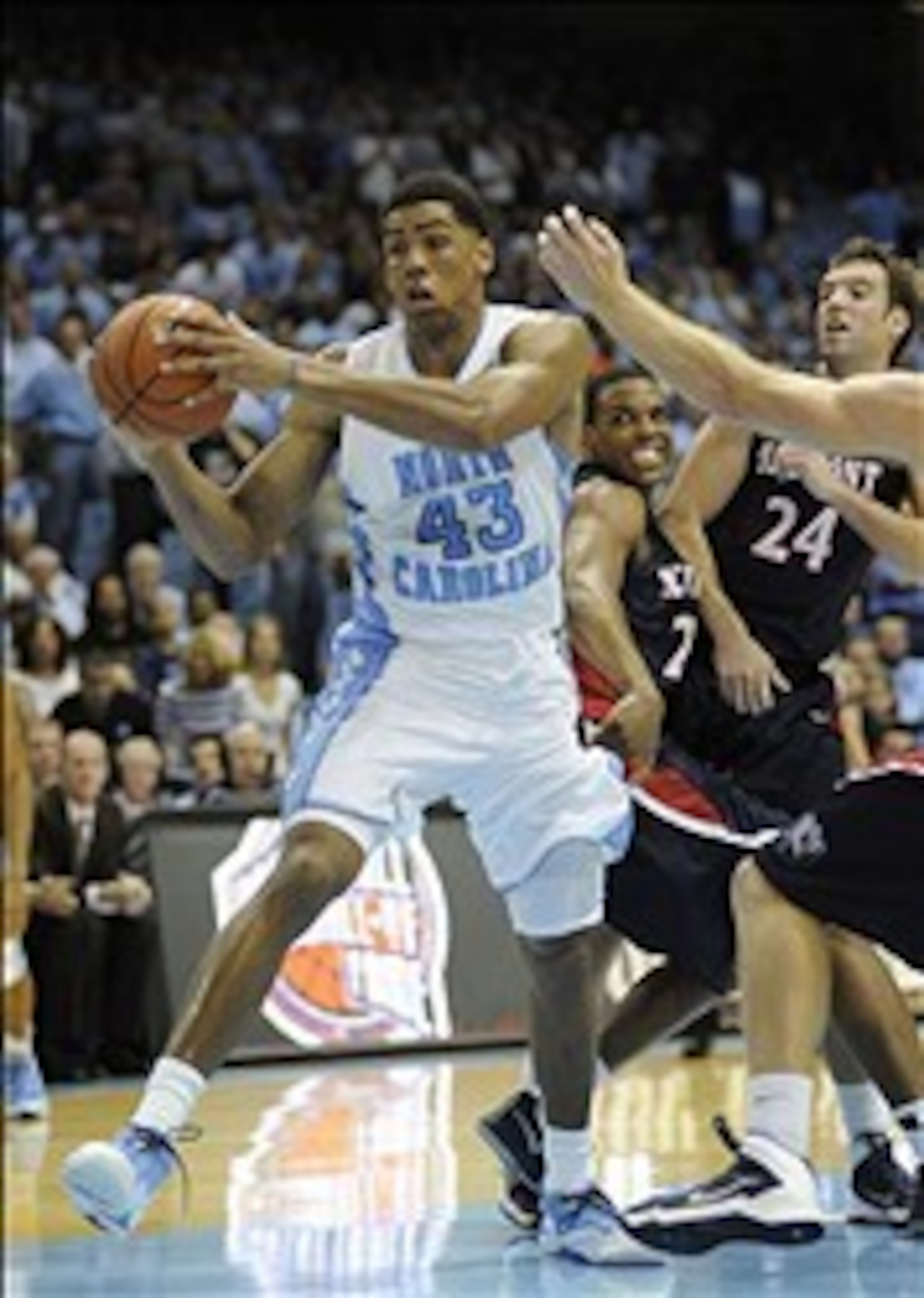 One positive from North Carolina's first three games is that talented big man James Michael McAdoo has played better. McAdoo is averaging 19.7 points per game.