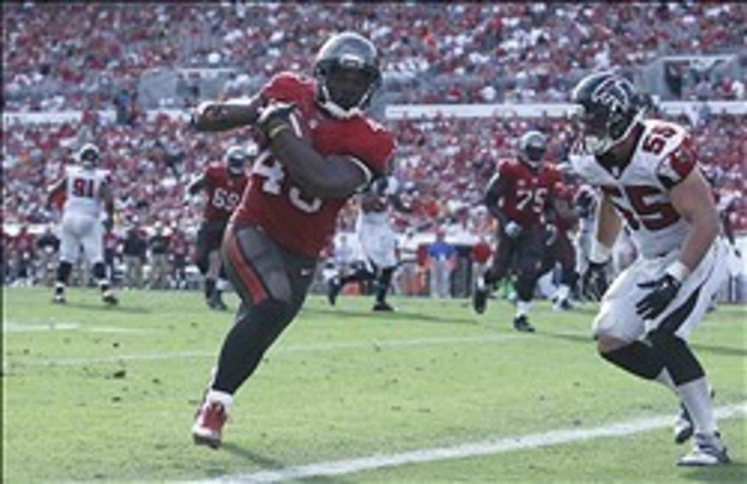 Bobby Rainey did it all for the Buccaneers on Sunday.