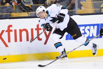 Freddie Hamilton stands to be the first forward called when there's a spot to fill in San Jose.