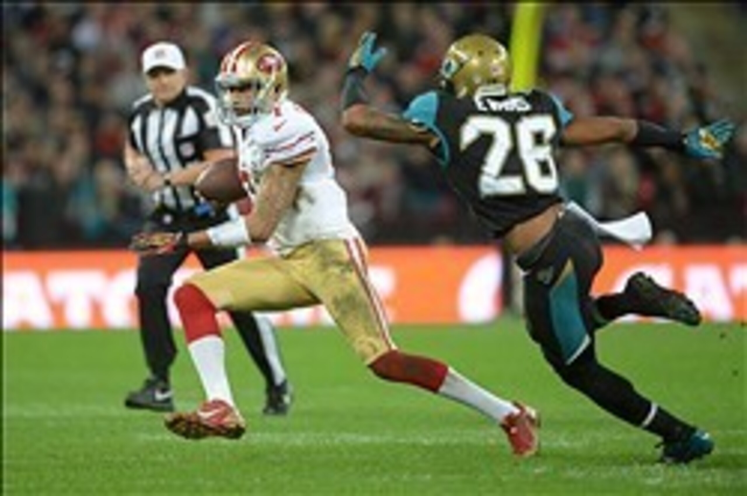 Colin Kaepernick's biggest asset, his running ability, is under utilized.