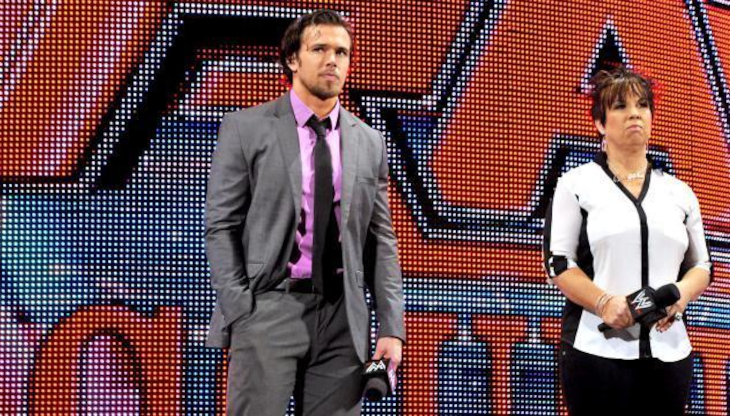 Brad Maddox and Vickie Guerrero on Raw.