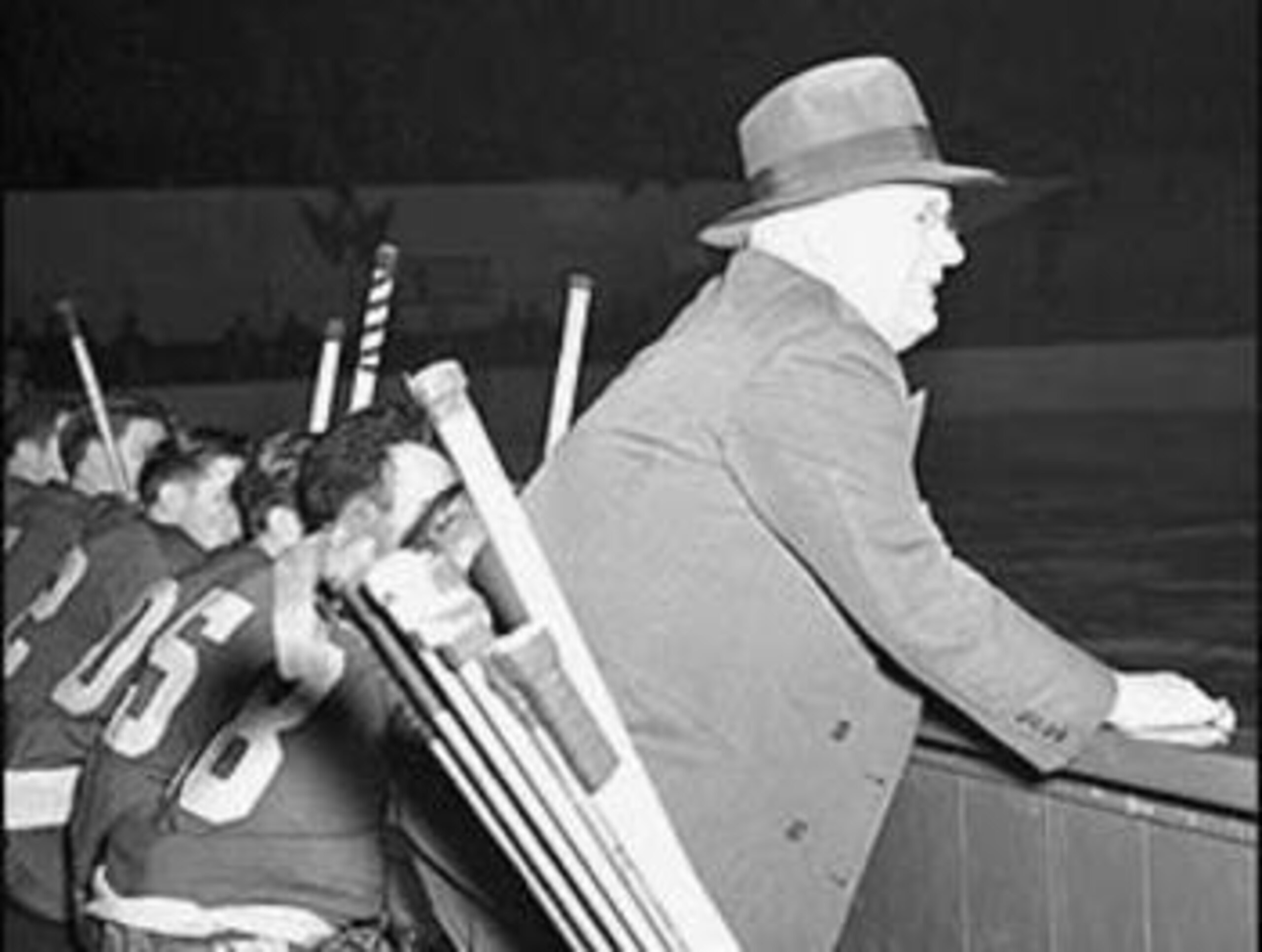 Jack Adams was suspended the final three games of the series, costing Detroit the title.